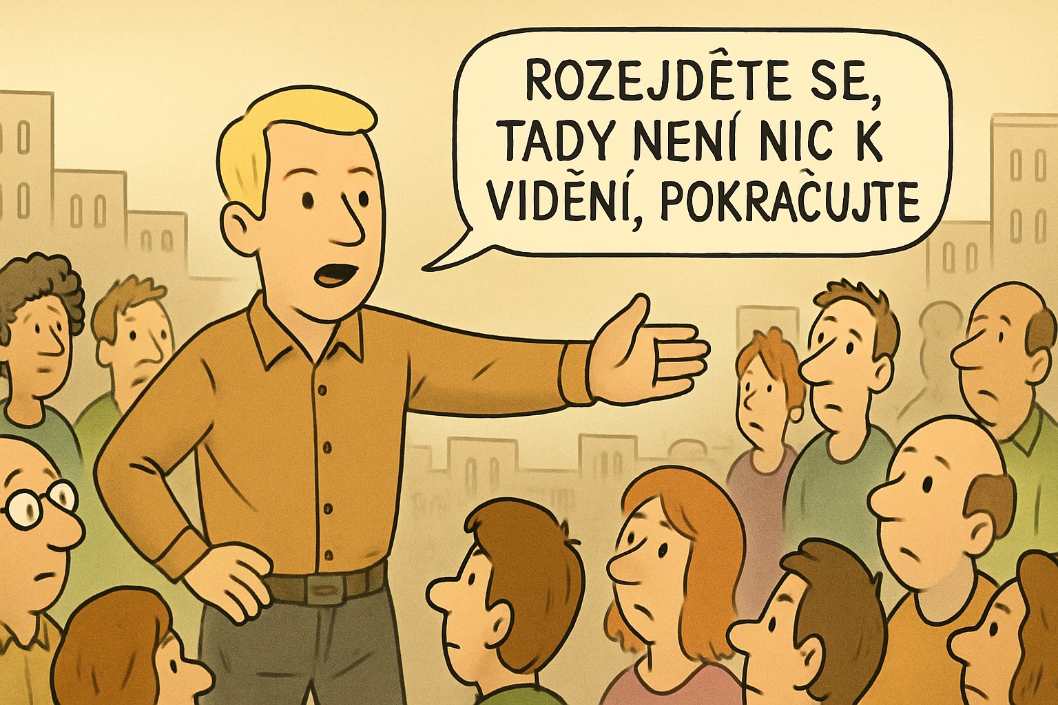 Rozejděte se, tady není nic k vidění